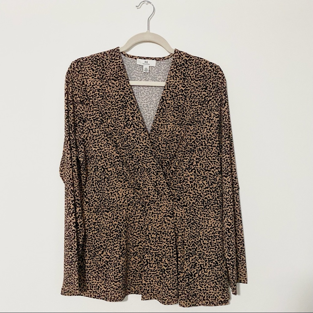 Pleated Long Sleeve Top - Picture 3 of 5